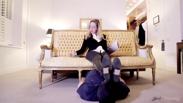 Spoilt Princess Grace - Footstool Worm Ignored (1080 HD)