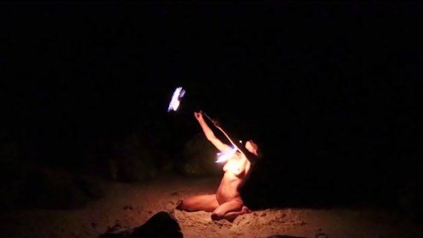 Mistress Alana - Nude Fire Dancing