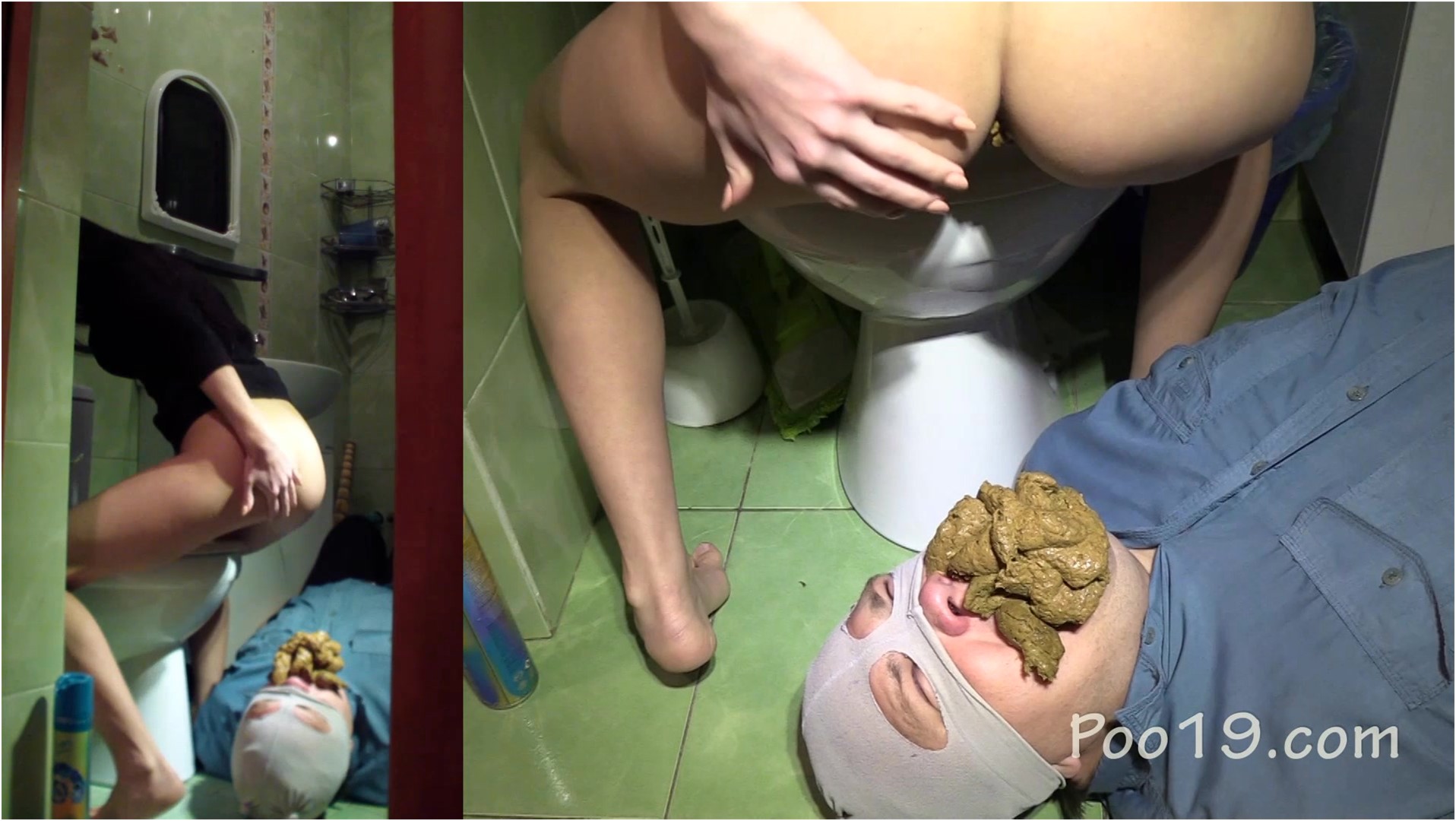 sexy girls pooping on toilet