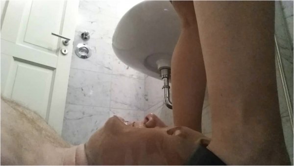LadyMilena Loser Toilet eating fresh shit