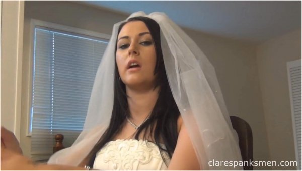 ClareSpanksMen - Alexis Grace - Wedding Day Spanking - Femdom spanking
