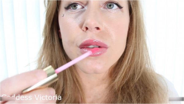 Cruel Seductress Victoria - Pink Lipgloss Quickie JOI - Face Goddess