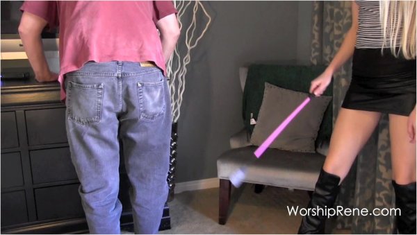 Worship Rene - Re Christening The Slave - Femdom spanking