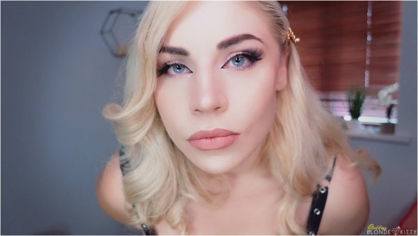Goddess Blonde Kitty - Prove Your Use - Face Goddess